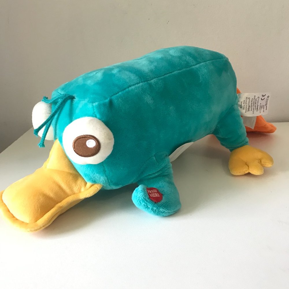 DISNEY Phineas & Ferb Perry The Platypus Soft Toy